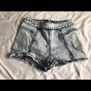 PacSun mid rise jean shorts